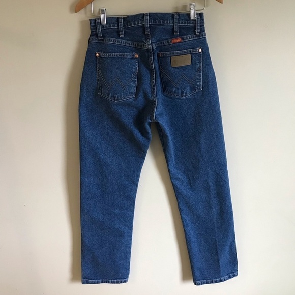 90s Vintage Wrangler Denim High Rise Jeans Size 27 - Picture 2 of 10